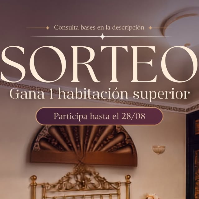 Ejemplo de creatividad de sorteo de Hotel Gines